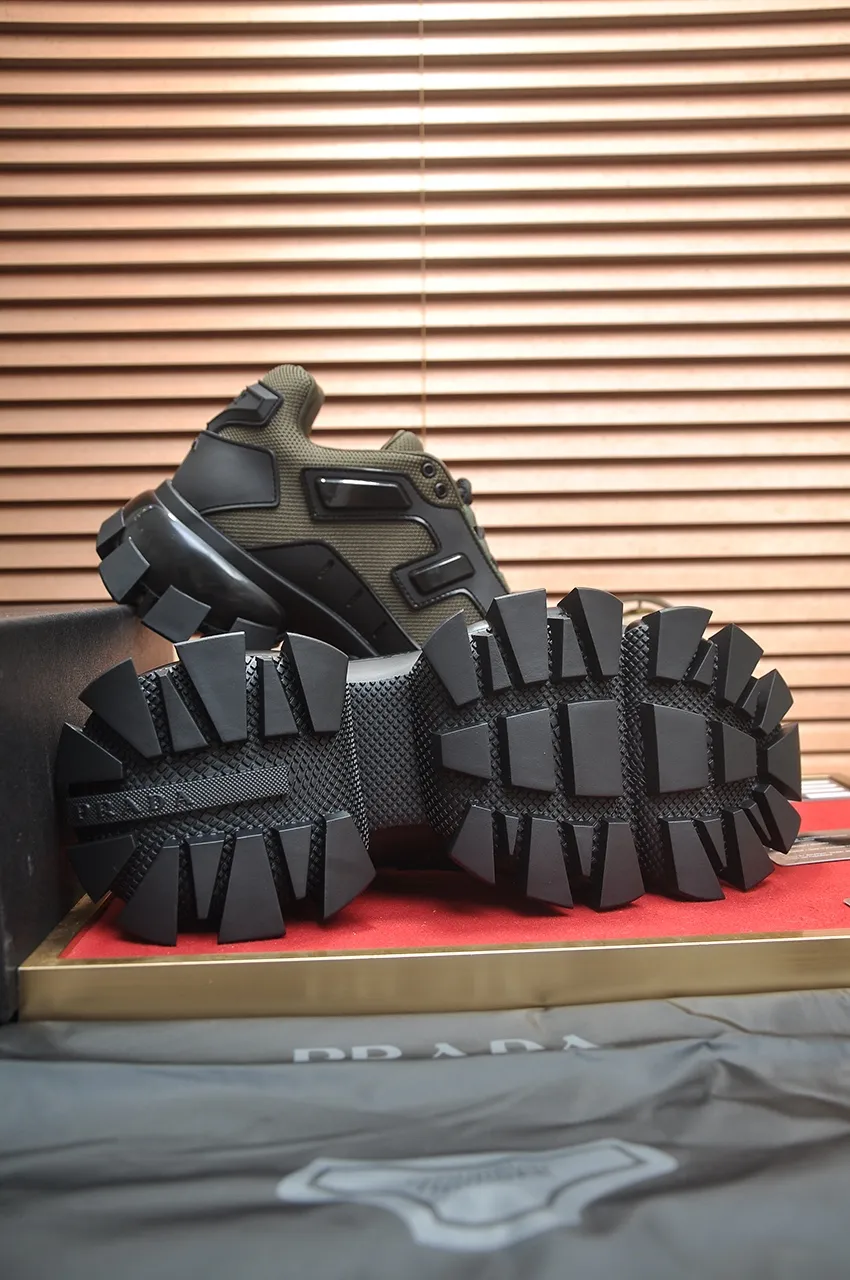 Men's shoes 💰620💶[PRADA] Top original items, new seasonal styles, high quality original items, top original breathable fabric + imported glue, imported stretch fabric inside with original cowhide foot pads, original air cushion outsole! Quality guaranteed! Code 38-45 (45 customized)